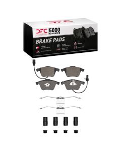 DFC 04-11 Audi A6 (USA/Canada) Front 5000 Advanced Low Metallic Brake Pads and Hardware Kit - 1552-0915-12