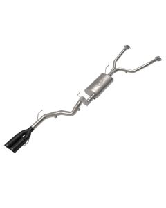 aFe 23-24 Toyota Sequoia V6 3.4L Vulcan Series 2-1/2in to 3in 304 SS Cat-Back Exhaust w/ Black Tip - 49-36068-B
