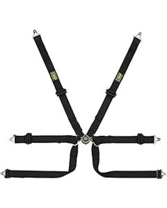 OMP Racing Safety Harness Tecnica 2" Prototype Black Pull Up FIA 8853-2016- OMP-DA0-0206-A02-071