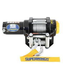 Superwinch 4000 LBS 12V DC 3/16in x 50ft Steel Rope LT4000 Winch - 1140220