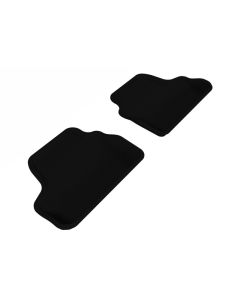 3D MAXpider 2007-2013 BMW 3 Series E93 Kagu 2nd Row Floormats - Black - L1BM02421509