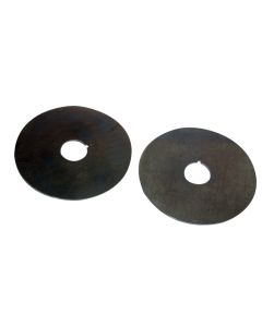 Moroso Belt Guide - 4.5in x .062in - Aluminum - 2 Pack - 23562