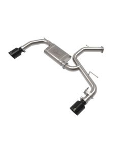 aFe Takeda Hyundai Elantra N 22-23 L4-2.0L (t) 3in SS Axle-Back Exhaust System w/ Black Tips - 49-37027-B
