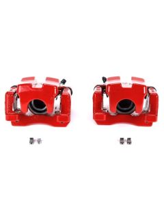Power Stop 07-12 Lexus ES350 Rear Red Calipers w/Brackets - Pair - S3130