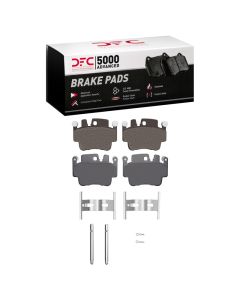 DFC 98-05 Porsche Boxster Rear/Front 5000 Advanced Low Metallic Brake Pads and Hardware Kit - 1551-0917-01