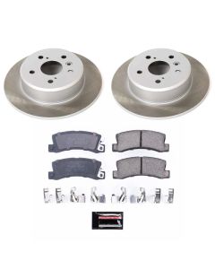 Power Stop 92-96 Toyota Camry Rear Semi-Coated Rotor Kit - SC2564
