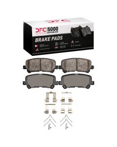 DFC 07-25 Acura ZDX Rear 5000 Advanced Ceramic Brake Pads and Hardware Kit - 1551-1724-01