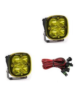 Baja Design Amber Lens Spot Squadron Sports LED Light Pods Pair- BAJA-557811