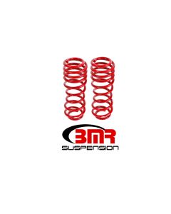 BMR 05-14 S197 Mustang GT/GT500 Rear Handling Version Lowering Springs - Red - SP067R
