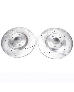 Power Stop 07-13 Mazda 3 Front Evolution Drilled & Slotted Rotors - Pair - JBR1315XPR