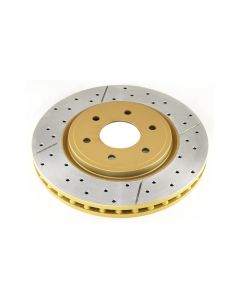 DBA 04-12 Nissan Pathfinder 4.0L Front Drilled & Slotted Street Series Rotor - DBA2310X