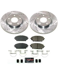 Power Stop 19-23 Mazda 3 Front Z23 Evolution Brake Kit - K8756