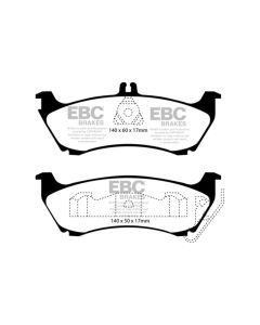 EBC 99-02 Mercedes-Benz M-Class (ML) ML320 3.2 Redstuff Rear Brake Pads - DP31437C