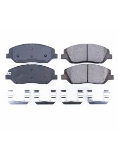 Power Stop 17-18 Hyundai Santa Fe Front Z17 Evolution Ceramic Brake Pads w/Hardware - 17-1917