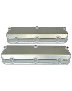 Moroso Ford 302/351W Valve Cover w/Billet Rail - 2.75in - Aluminum - Pair - 68475