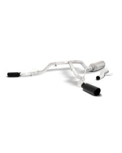 Gibson 21-22 GMC Yukon/Chevy Tahoe 5.3L 2/4WD Cat-Back Dual Extreme Exhaust System - Stainless - 65683B