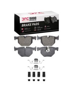 DFC 04-10 BMW 535xi Rear 5000 Advanced Low Metallic Brake Pads and Hardware Kit - 1551-0683-12