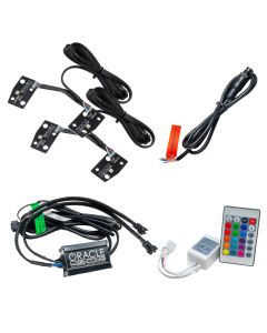 Oracle 2021 Ford Bronco DRL Upgrade w/ Halo Kit - ColorSHIFT w/ Simple Controller - 1468-504