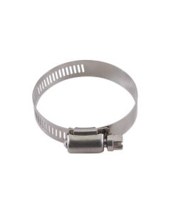 High-Torque Stainless Steel Worm Gear Clamps - Pack of 10