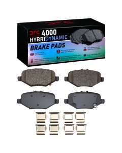 DFC 13-19 Ford Taurus (Excl SHO) Rear 4000 HybriDynamic Brake Pads and Hardware Kit - 4000-1612-01