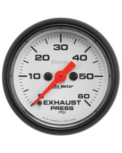 AutoMeter GAUGE EXHAUST PRESS 2 1/16in. 60PSI DIGITAL STEPPER MOTOR PHANTOM- AUTO-5792