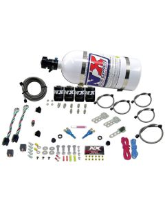Nitrous Express GM EFI Dual Stage Nitrous Kit (50-150HP x 2) w/10lb Bottle - 20224-10