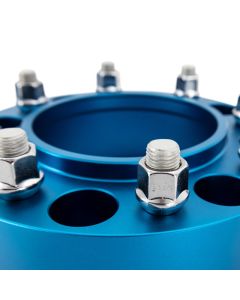 Borne Off-Road Wheel Spacers - 6x135 - 87.1 - 25 - M14 - Blue - BNWS-007-250BL