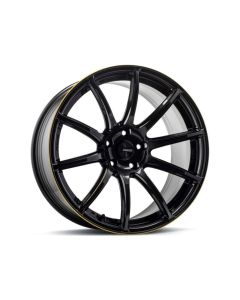 GramLights 57Transcend UNLimit Edition Wheel 18x9.5 5x114.3 37mm Super Dark Gunmetal/Machining/E-pro Coat- GRAM-WGTMX37EA3J