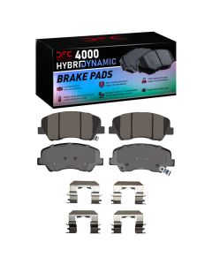 DFC 12-17 Dodge Attitude (Mexico) Front 4000 HybriDynamic Brake Pads and Hardware Kit - 4000-1593-01