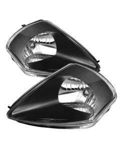 xTune Mitsubishi Eclipse 00-05 Crystal Headlights Black HD-JH-ME00-BK - 9023965