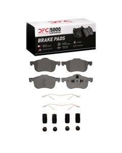 DFC 99-09 Volvo V70/S80/XC70/S60 Front 5000 Advanced Low Metallic Brake Pads and Hardware Kit - 1551-0794-01
