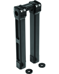 Kuryakyn 12inch Billet Handlebar Risers Black - 6131