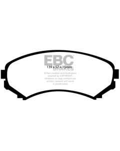 EBC 02-03 Honda Passport 3.2 Yellowstuff Front Brake Pads - DP41619R