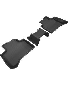 3D MAXpider 2018-2020 BMW X3 (G01)/X4 (G02) Kagu 2nd Row Floormats - Black - L1BM09221509