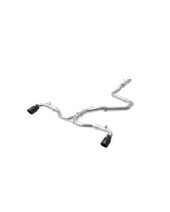 aFe Takeda 3-2.5in 304 SS Cat-Back Exh System w/Black Tips 2018 Hyundai Elantra GT Sport I4-1.6L (t) - 49-37003-1B