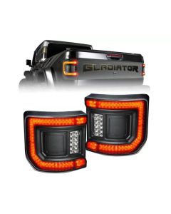 Black Series LED Taillights for Jeep Gladiator JT 2020+