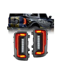 Black Series LED Taillights for Ford Bronco 2021-2023