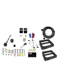Nitrous Express Dual Dom/Alc Nitrous Kit (100-500HP) w/o Bottle - 50275-00
