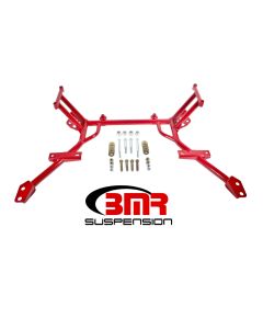 BMR 05-10 S197 Mustang K-Member w/ No Motor Mounts and STD. Rack Mounts - Red - KM009R