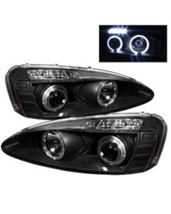 Spyder Pontiac Grand Prix 04-08 Projector Headlights LED Halo LED Blk PRO-YD-PGP04-HL-BK - 5011664