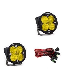 Baja Designs Amber Lens Wide Cornering Squadron R Pro LED Light Pods Pair- BAJA-597815