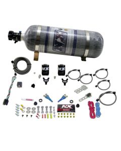 Nitrous Express 08-10 Dodge Viper EFI Dual Nozzle (100-300HP) w/Composite Bottle - 20325-12
