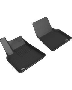 3D MAXpider 2021 Tesla Model Y Kagu 1st Row Floormat - Black - L1TL02711509