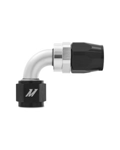 Mishimoto Aluminum -4AN 90 Degree Fitting - Black - MMFT-SW-04-90
