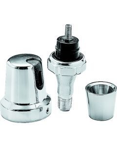 Chrome Oil Sender Switch Cover for Big Twins 84-99