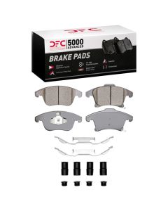 DFC 13-20 Ford Police Responder Hybrid Front 5000 Advanced Ceramic Brake Pads and Hardware Kit - 1551-1653-01
