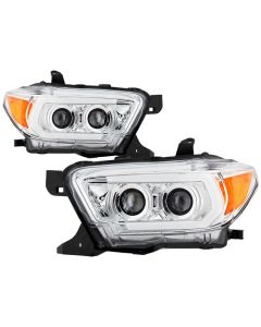 Spyder Signature Toyota Tacoma 16-18 TRD Model Projector Headlights-Chrome (PRO-YD-TT16V1-SEQ-C) - 5086570