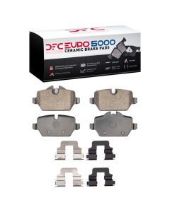 DFC 05-16 BMW 120i (Mexico) Rear Euro 5000 Ceramic Brake Pads and Hardware Kit - 1600-1226-01