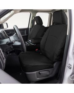 Covercraft 19-21 Chevrolet Silverado Endura PrecisionFit Custom Front Row Seat Covers - Black/Black - GTC4136ABENBK