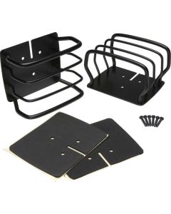 Kentrol 76-06 JEEP CJ/Wrangler YJ/TJ Taillight Guard Pair - Powdercoat Black - 50497